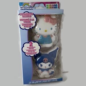 Hello Kitty and Friends Kuromi Strawberry Scented Bath Bomb Set of 2